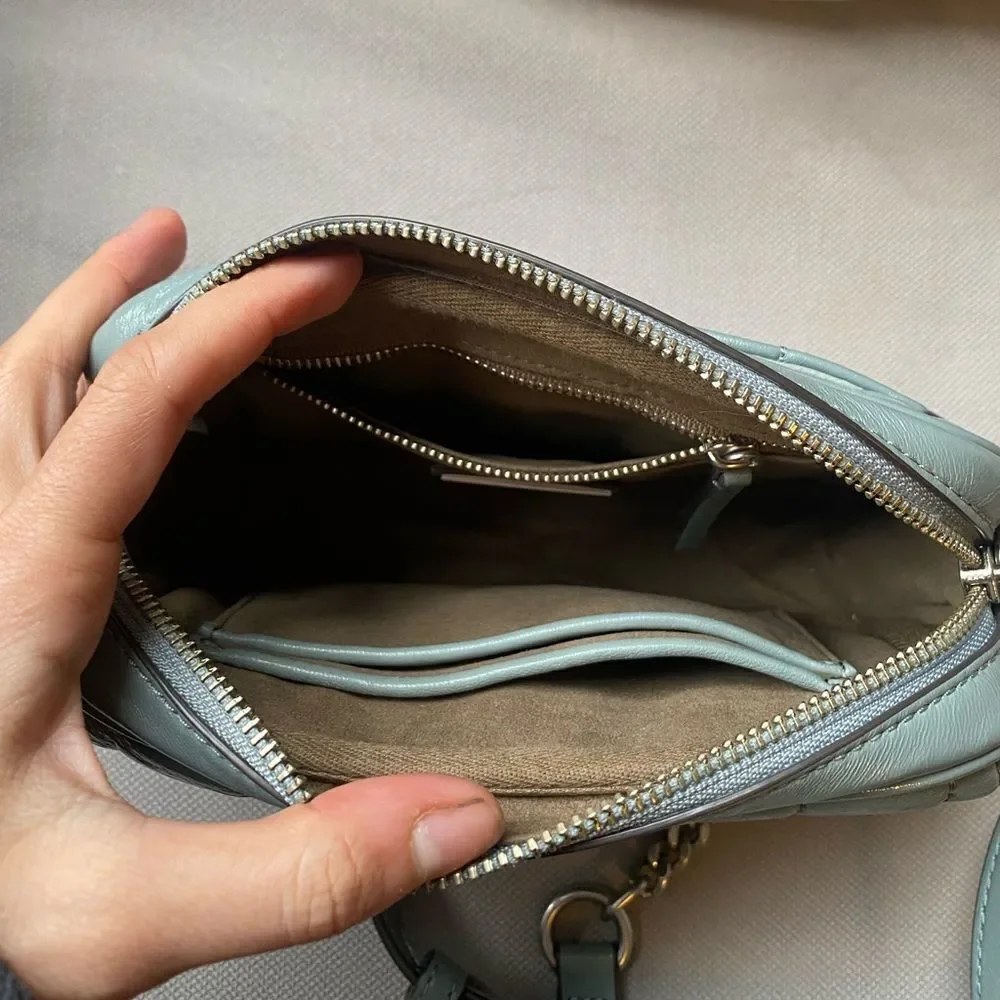Tory Burch Kira Patent Leather Camera Bag